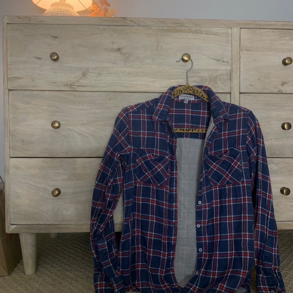 Blue and Red Flannel